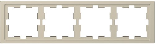 Рамка универсальная Schneider Electric Merten D-Life 4-м. сахара  картинка